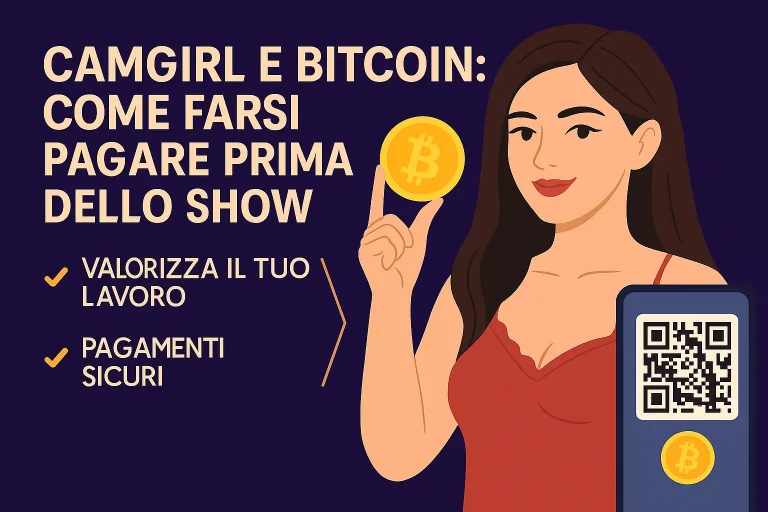 Camgirl e Bitcoin - Come Farsi Pagare Prima dello Show