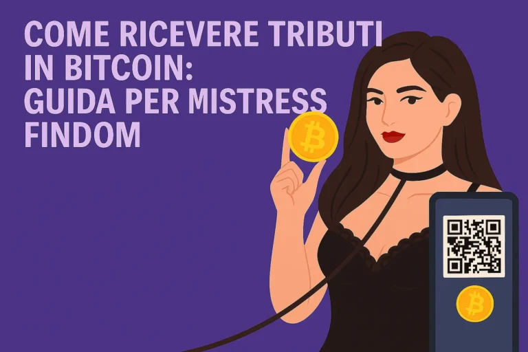 Come Ricevere Tributi in Bitcoin - Guida per Mistress Findom